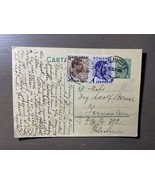 Vecchia cartolina da collezione dalla Romania alla Palestina 1936 - $10.07