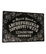 Ouija Board Placemats Set of 4 Vinyl Halloween Foam Back Black Goodbye - £29.14 GBP