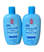 2 Johnson&#39;s Baby Bubble Bath &amp; Wash 15 oz Blue Bottles FREE SHIP Discont... - £27.18 GBP