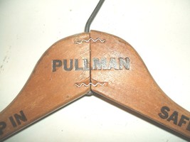 vintage wooden coat hanger Pullman RR Railroad coaches circa 1930s-1950s - £23.98 GBP