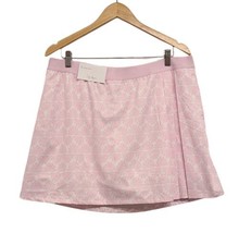 Lady Hagen Side Pleat Skort Womens XL Pink Seashells Golf Tennis Activewear  - £19.77 GBP
