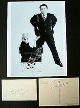 FEDERICO FELLINI &amp; GIULIETTA MASINA (ORIGINAL VINTAGE AUTOGRAPHS) CLASSIC* - $18,453.37 MXN