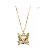 Kate Spade New York So Foxy Fox Mini Pendant Necklace w/ KS Dust Bag New - $61.54 CAD