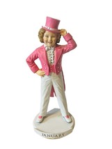 Shirley Temple Danbury Mint Calendar Figurine January Dimples Pink Gift ... - £31.10 GBP