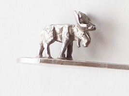 Collector Souvenir Spoon Canada Ontario Vermilion Bay Moose 3D Figural - £5.58 GBP