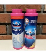 2X Finish Power Up Dishwasher Booster Powder  Hard Water Lemon Sparkle 1... - £43.08 GBP