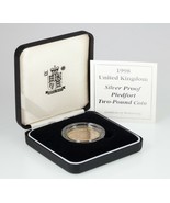 1998 Great Britain Silver Two Pound Proof Piedfort Coin, KM P30 - $118.80