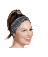 Bellefixe Bellasport Twist Headwrap Black &amp; Grey Spacedye Stretch Headband - €7,61 EUR