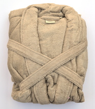 Scandia Down Wheat Tan Large / XLarge Shawl Collar Robe - Cotton Modal - $155.00