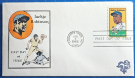 U.S. #2016 20¢ Jackie Robinson Pugh / Hiram Swindall FDC First Day Cover (1982) - £3.20 GBP