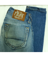 Mens 28 X 33 TRUE RELIGION Duster Jeans Pony Express USA Button Fly Denim Pants - $62.40
