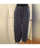 YOUNG FABULOUS &amp; BROKE Navy Pull-on Cargo Jogger Size Small Preppy Relaxed - $23.76