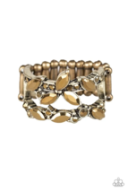 Paparazzi Cosmo Collection Brass Ring - New - $4.50