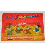 The Disney Afternoon Mini Figures Set of Four 1991 Kellogg Uncle Scrooge... - $9.70