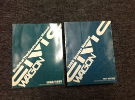 1989 Honda Civic Wagon Service Shop Repair Workshop Manual Set W Wiring Diagram - £44.02 GBP
