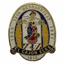 El Cajon California Elks Lodge 1812 Benevolent Protective Order Enamel H... - $7.95
