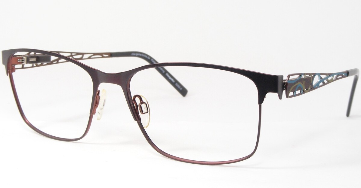 Changeme! 2132-1 1966-1 8282-5 Brown Einzigartig Brille Rahmen 54-18-135... - $56.42