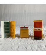 Vintage 1978 Fisher Price Doll House Decorator Set Kitchen Appliances #2... - $19.78