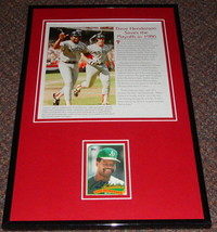 Dave Henderson Saves the Playoffs Signed Framed 11x17 Photo Display Red Sox - £54.43 GBP