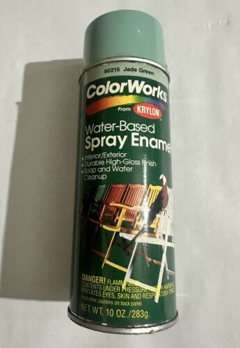 Primary image for Vintage krylon spray enamel ColorWorks 90215 Jade Green 10oz 1988