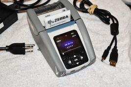 Zebra ZQ610 Direct Thermal Label Printer with A/C Adapter and Charged Ba... - $60.30