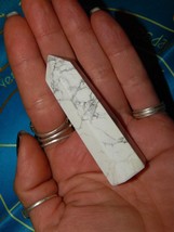 Genuine WHITE HOWLITE Tower - White Howlite Gemstone Wand - Metaphysical... - £8.61 GBP