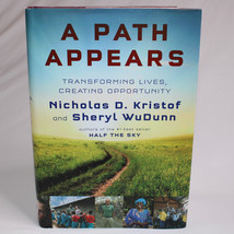 SIGNED A Path Appears Sheryl Wudunn Nicholas D. Kristof Hardcover Book With DJ - £10.29 GBP