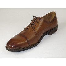 Men's Shoes Steve Madden Soft Leather upper Lace Up Navin Brandy image 4