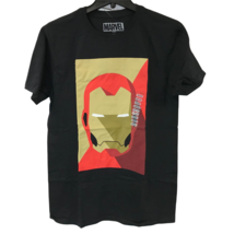 Iron Man Stylized Helmet Graphic T-Shirt (Size Medium) - £22.19 GBP