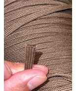 NEW DARK BROWN 550 Cord Paracord Nylon Paraline  / CORELESS FLAT  in All... - $117.56 MXN+