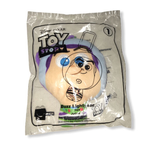 McDONALDS DISNEY PIXAR TOY STORY BUZZ LIGHTYEAR PLUSH KEY CHAIN TOY #1 N... - $3.87