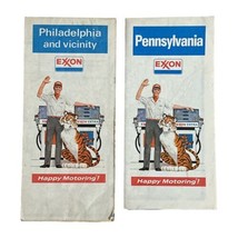 2 Philadelphia Pennsylvania Vicinity 1972 1973 Exxon Service Station Str... - £7.79 GBP