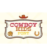 Cowboy Kids Font | Cowboy Font | Best Western Fonts | Storybook Font | F... - $10.00