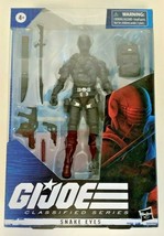 NEW Hasbro E8490 G.I. Joe Classified Series SNAKE EYES 6-Inch Action Figure - $39.55