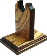 Oak Wooden Gun Rack Revolver Handgun Pistol Stand Table Top Display - Fa... - $372.30 MXN