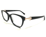 GUESS by Marciano Eyeglasses Frames GM0371 001 Black Rose Gold Cat Eye 5... - $65.29