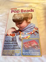 Vintage Toy Disco Pop Beads w/ Jewelry Box 1979 Pastime FACTORY SEALED - £30.46 GBP
