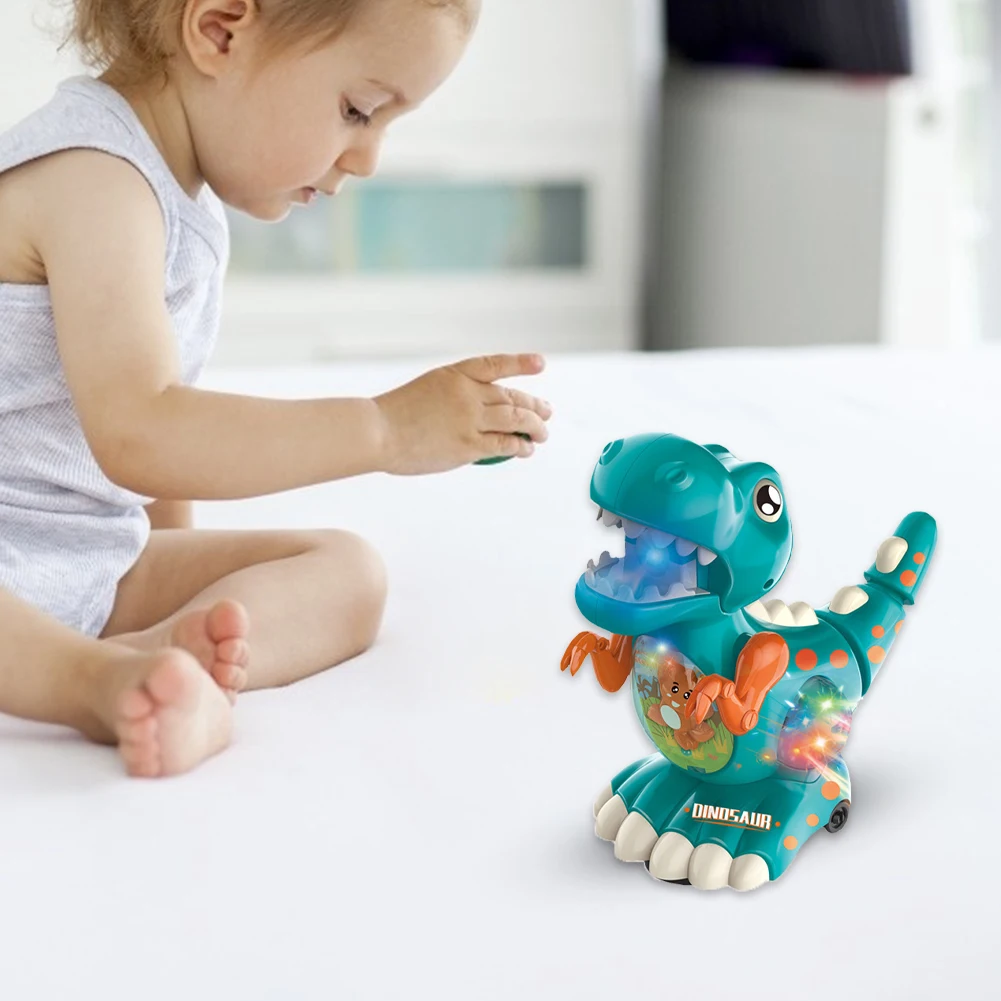 Automatic Moving Dino Toys Dinosaur Model Toy Crawling Walking Dinosaur Toys - £19.08 GBP