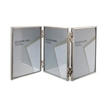 Unity 5 x 7-inch Portrait Triple Photo Frame, Silver Plated  - $59.00