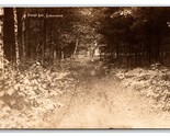 RPPC Forest Ave Street View Birchwood Wisconsin Northern Photo Co Postca... - £7.75 GBP