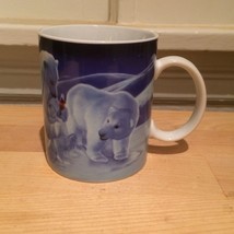 Collectible Coca Cola Polar Bears Christmas Coffee Mug Coke - £11.19 GBP