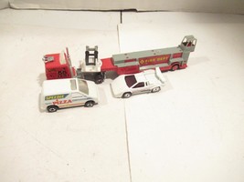 Vintage - Mattel Hot Wheels - Pizza Delivery VAN/COUNTACH &amp; Fire Truck - M52 - £3.28 GBP