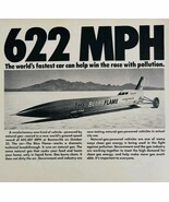 1970 Goodyear Blue Flame Fastest Car Advertisement Natural American Gas ... - $42.12 CAD