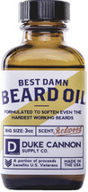 Beard Oil Duke Cannon Redwood Scent 3 oz Best Damn Men&#39;s Beard Mustache Groom US - £30.07 GBP