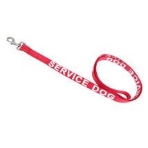 Service Dog Leash - 5Ft Red Reflective Nylon Service Dog Lead - £18.90 GBP