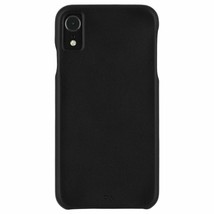 Case-Mate Barely There Genuine Black Leather Case for Apple iPhone XR NEW - $4.99