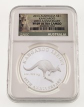 2013 Australia S $1 Canguro 20th Anniversario NGC PF69 Ultra Cammeo W/ Box - $74.21