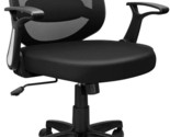 Kolliee Ergonomic Mid Back Mesh Desk Chair Flip Up Armrests With Lumbar ... - $111.97