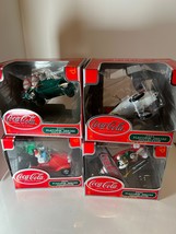 Coca Cola  Platinum Series Ornaments, 2001, 2002 Lot Of 4 - $16.00