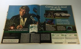 VTG Retro 1985 Kool Filter Kings Menthol Cigarette Print Ad Coupon - £15.18 GBP